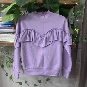 Topshop Women Purple Cute Sweater